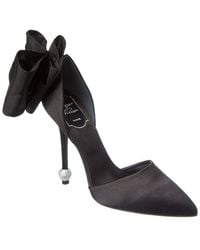 Roger Vivier - D'Orsay Papillon Satin Pump - Lyst