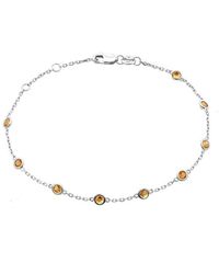 Gemstones - 0.95 Ct. Tw. Citrine Bracelet - Lyst