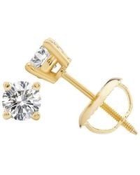 MaxColor - 14K 0.50 Ct. Tw. Lab-Grown Diamond Stud Earrings - Lyst