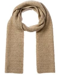 Portolano - Ribbed Wool & Cashmere-Blend Scarf - Lyst