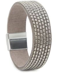 Saachi - Multi-Strand Mesh Bracelet - Lyst