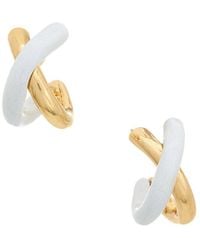 Kenneth Jay Lane - Hoop Earrings - Lyst