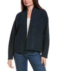 Eileen Fisher - Petite High Collar Wool Jacket - Lyst