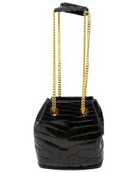Stalvey - Crocodile Leather Jessica Bucket Bag (Authentic Pre-Owned) - Lyst