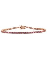Sabrina Designs - 14k Rose Gold 3.93 Ct. Tw. Pink Sapphire Tennis Bracelet - Lyst