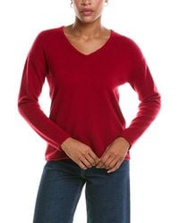 Johnny Was - The Whipstitch V-Neck Cashmere Pullover - Lyst