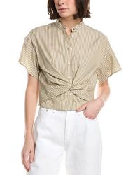Rag & Bone - Gretchen Stripe Poplin Shirt - Lyst