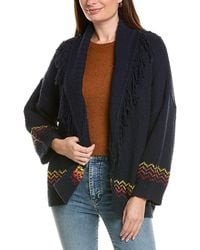 Autumn Cashmere - Cotton By Sunrise Fringed Shawl Collar Cardigan - Lyst