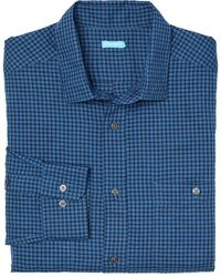J.McLaughlin - Check Jett Linen-blend Shirt - Lyst
