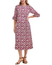 Draper James - Crewneck Midi Dress - Lyst