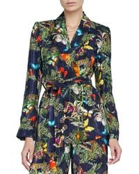 L'Agence - Jordana Wrap Belted Blazer - Lyst