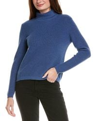 Hannah Rose - Shaker Turtleneck Cashmere-Blend Sweater - Lyst