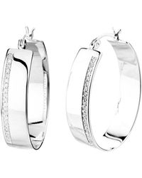 Amairah - 0.25 Ct. Tw. Lab-Grown Diamond Hoops - Lyst