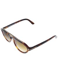 Tom Ford Sebastian 54mm Sunglasses - White