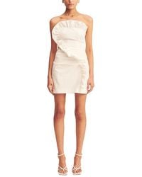 Shona Joy - Campbell Ruffle Mini Dress - Lyst