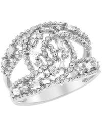 Diana M. Jewels - Fine Jewelry 14k 0.46 Ct. Tw. Diamond Half-eternity Ring - Lyst