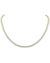Lab Grown Diamonds - 14K 15.25 Ct. Tw. Lab Grown Diamond Necklace - Lyst