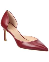Stuart Weitzman - Mara 75 Dorsay Leather Pump - Lyst