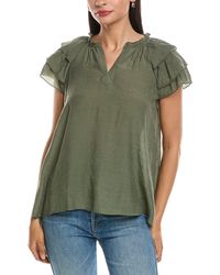 Nanette Lepore - Tiered Sleeve Blouse - Lyst