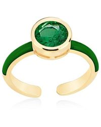 Gabi Rielle - Shining Moment 14k Over Silver Cz Serenity Ring - Lyst