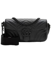 Gucci - Matelassé GG Marmont Monochrome Small Flap Bag (authentic Pre-loved) - Lyst