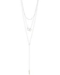 Adornia - Pearl Multi-layer Necklace - Lyst