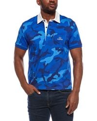 Valentino - Camou Print Slim Polo Shirt - Lyst