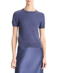 Vince - Wool & Cashmere-Blend T-Shirt - Lyst