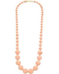 Kenneth Jay Lane - Plated Long Necklace - Lyst