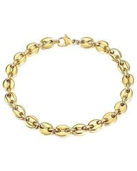 Liv Oliver - 18K Plated Italian Link Bracelet - Lyst