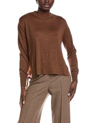 Akris - Mixed Media Linen, Cashmere, & Silk-Blend Top - Lyst
