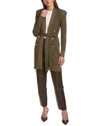L'Agence - Noe Double Breasted Cardigan - Lyst