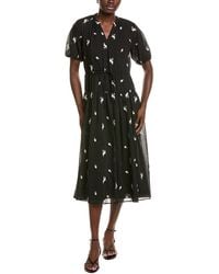 Cece - Floral Midi Dress - Lyst