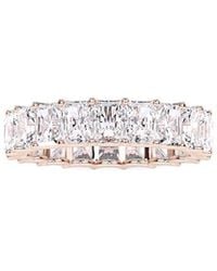 Lab Grown Diamonds - 14K Rose 2.56 Ct. Tw. Lab-Grown Diamond Eternity Band Ring - Lyst