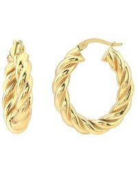 HAWLEY ST - 14K Twists Earrings - Lyst