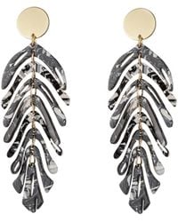 Eye Candy LA - Linda Leaf Earrings - Lyst