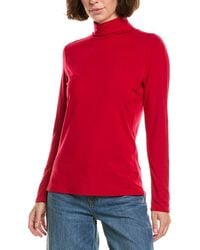 InCashmere - Fine Knit Turtleneck Top - Lyst