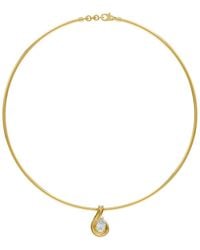 Lab Grown Diamonds - 18K Over 1.00 Ct. Tw. Lab-Grown Diamond Necklace - Lyst