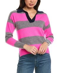 Brodie Cashmere - Rugby Polo Cashmere Sweater - Lyst
