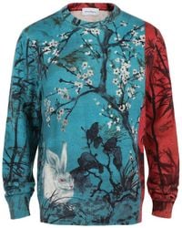 Ferragamo - Crew Neck Rabbit Sweater - Lyst