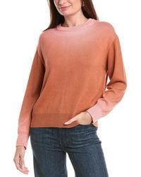 Lafayette 148 New York - Ombre Crewneck Silk-Blend Sweater - Lyst