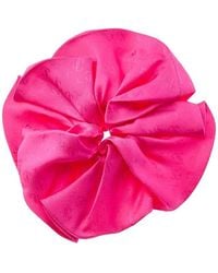Jimmy Choo - Logo Silk Scrunchie - Lyst