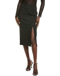 Kenneth Cole - Pull On Column Slit Skirt - Lyst