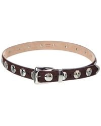 KHAITE - Benny Suede Belt - Lyst