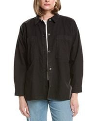 Eileen Fisher - Classic Collar Shirt Jacket - Lyst