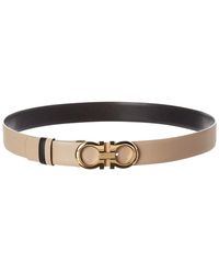 Ferragamo - Gancini Reversible & Adjustable Leather Belt - Lyst