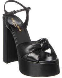 saint laurent bianca platform sandals