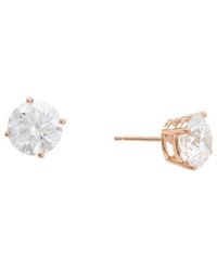 Lab Grown Diamonds - 14K 4.00 Ct. Tw. Lab-Grown Diamond Studs - Lyst