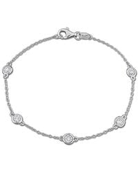 Created Forever - 0.75 Ct. Tw. Lab-Grown Diamond Station Bracelet - Lyst