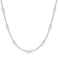 Lab Grown Diamonds - 14K 2.00 Ct. Tw. Lab-Grown Diamond Station Necklace - Lyst